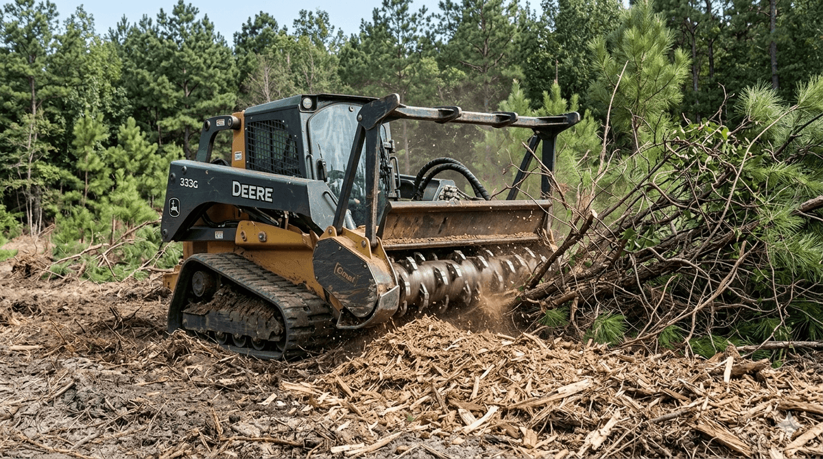 Forestry mulching in Toombs County, GA